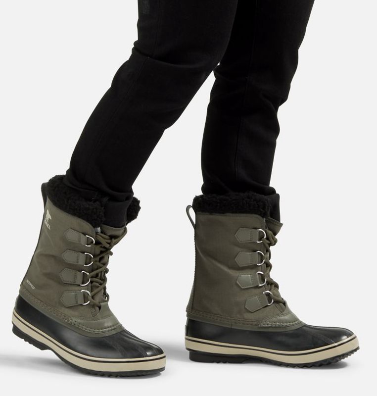 Sorel Erkek 1964 Pac™ Nylon - Kar Botu Koyu Yeşil/Siyah - 257-SEFWKH